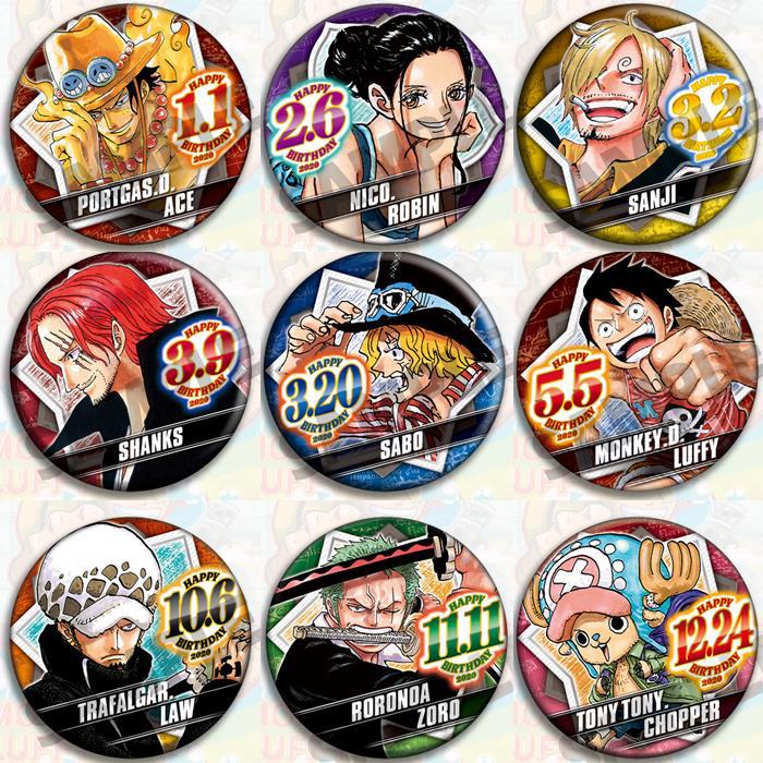 Luffy Anime Merchandise - 원피스 애니메이션 배지 세트 공식 상품