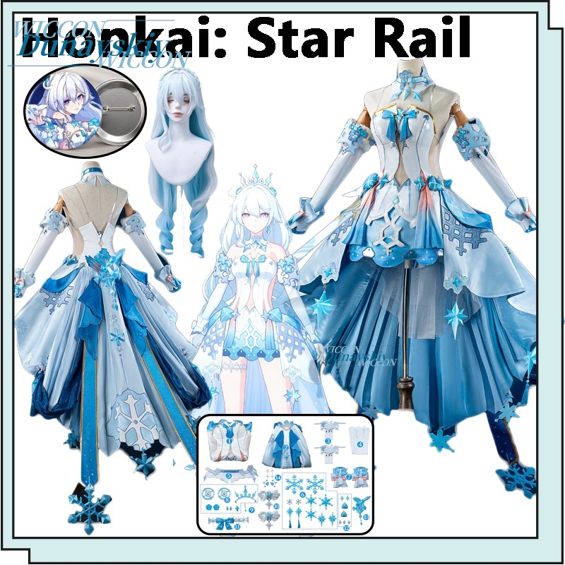 Anime Merchandise Dress - Honkai Impact 3 Kiana Kaslana 코스프레
