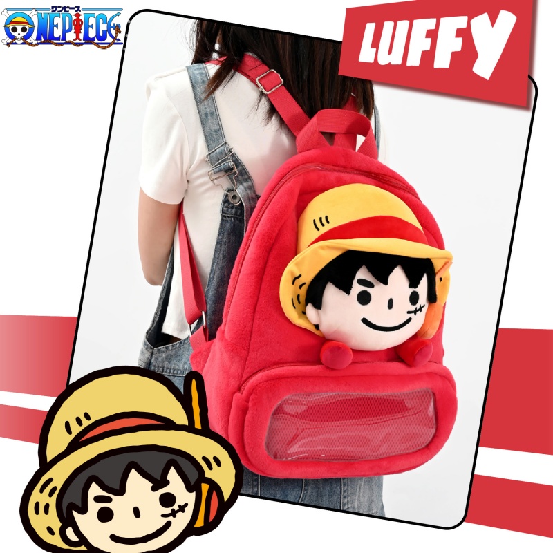 Luffy Anime Merchandise - 원피스 백팩 만화 몽키 D. 루피