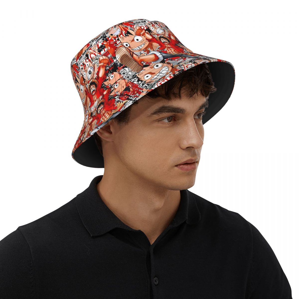 Luffy Anime Merchandise - 애니메이션 원피스 루피 버킷햇 봄 모자
