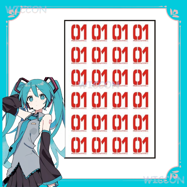 wona/타투 스티커 팔 방수 임시 미쿠쿠 카가미린 렌 - Anime Merchandise In Japanese 리뷰 및 가격