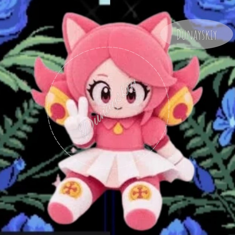 델타룬 핑크 고양이 봉제인형 게임 상품 핑크 고양이 귀 - Anime Merchandise Dress 리뷰 및 가격