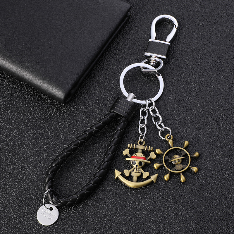 창의적인 원피스 만화 애니메이션 밀짚모자 금속 열쇠고리 - Luffy Anime Merchandise 리뷰 및 가격