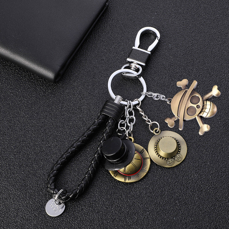 창의적인 원피스 만화 애니메이션 밀짚모자 금속 열쇠고리 - Luffy Anime Merchandise 리뷰 및 가격