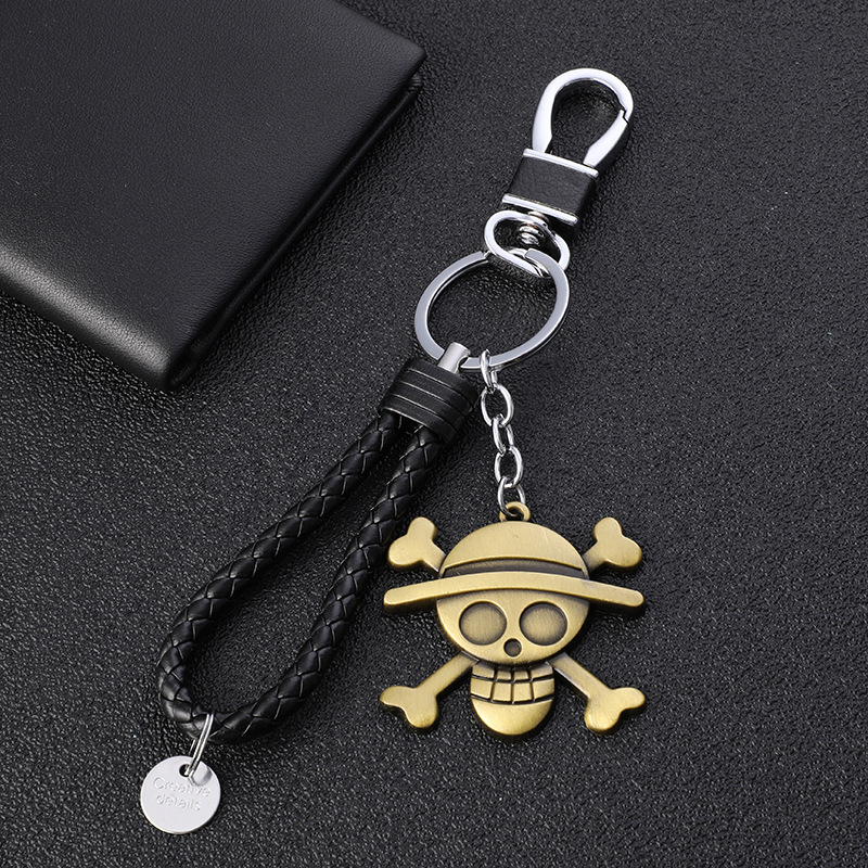 창의적인 원피스 만화 애니메이션 밀짚모자 금속 열쇠고리 - Luffy Anime Merchandise 리뷰 및 가격