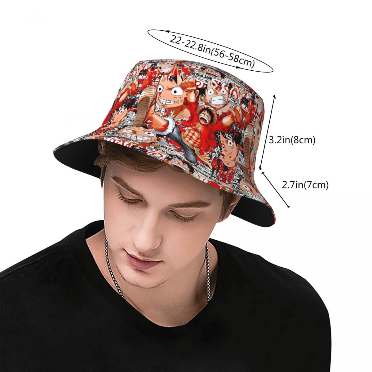 애니메이션 원피스 루피 버킷햇 봄 모자 상품 낚시 모자 - Luffy Anime Merchandise 리뷰 및 가격